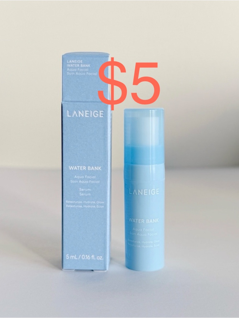 Laneige Water Bank Aqua Facial Serum 5ml